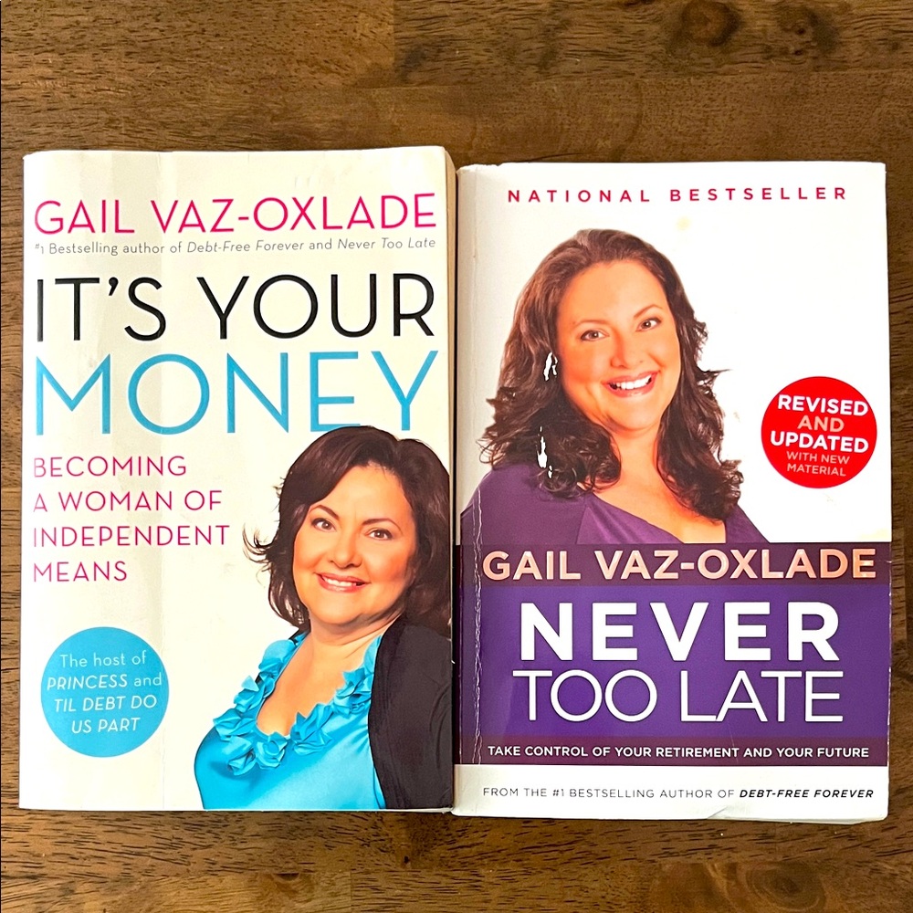 It's Your Money and Never Too Late Books